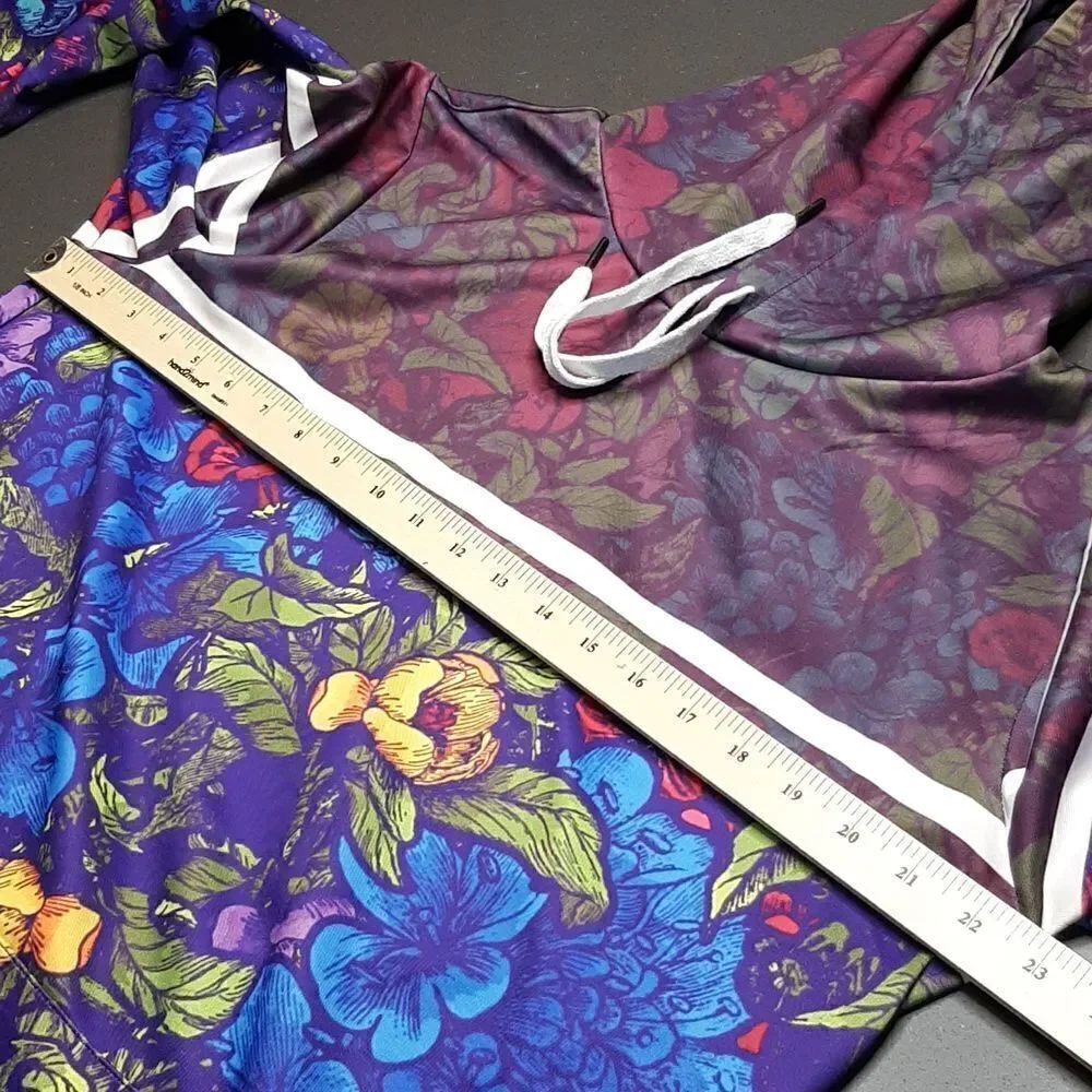 Colorful Hoodie with Drawstring - Picture 7 of 10